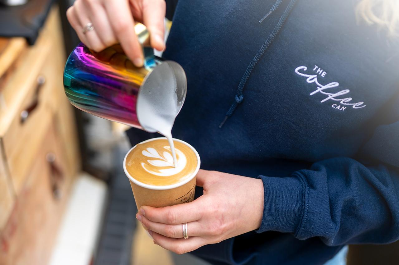 Coffee made with heart...literally